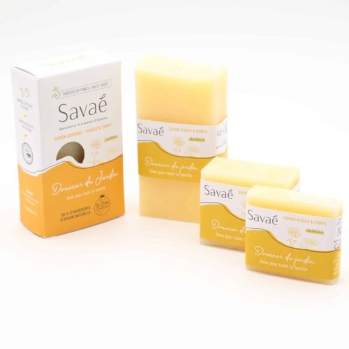 Savon à froid au calendula - couleur blanche