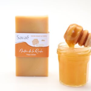 savon surgras au miel et à l'huile d'olive de Provence fabriqué par la savonnerie artisanale Savaé