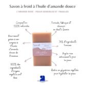 infographie expliquant les propriétés du savon à froid