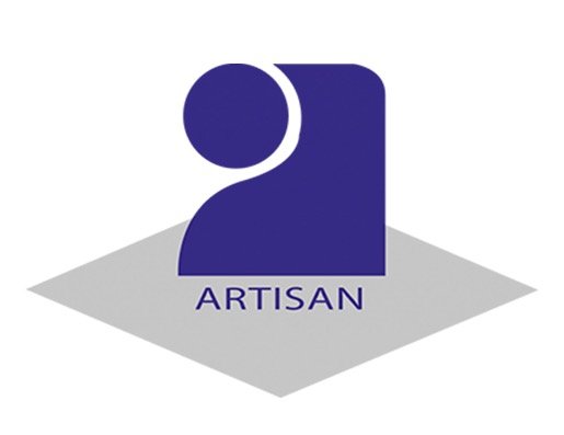 logo bleu Artisan délivré par la chambre des métiers de la Haute Savoie